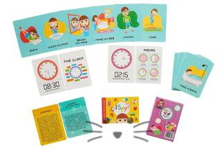 Cartas didácticas en Inglés: My daily routines and the time