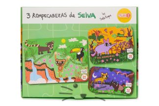 Rompecabezas Selva Pack x3