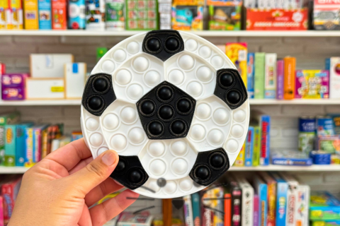 Pop It Gigante Silicona Pelota Fútbol