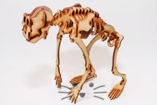 Puzzle 3D. Primate para armar