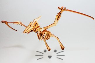 Puzzle 3D. Pterodáctilo para armar