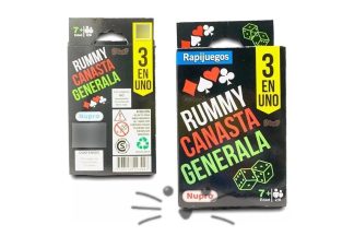 Rapijuegos - Rummy Canasta Generala 3 en 1