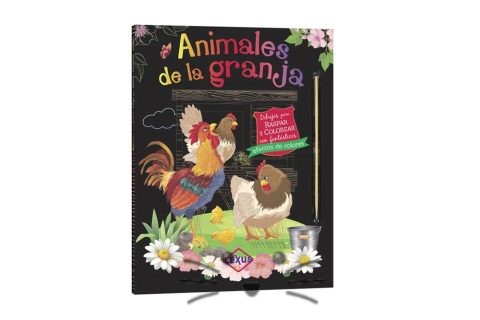 Colección Raspar y Colorear – Animales de la Granja