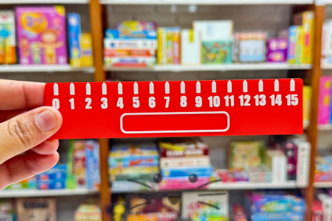 Regla Adaptada de 15 cm