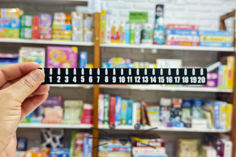 Regla Adaptada de 20 cm