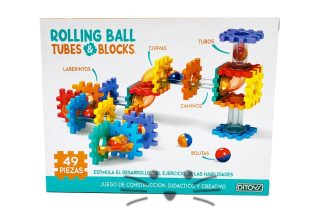Rolling Ball, Tube & Blocks 49 Piezas