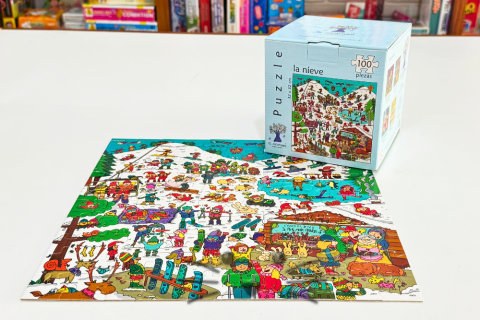 Rompecabezas de 100 piezas. La Nieve