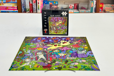 Rompecabezas de 100 piezas. Que Susto!