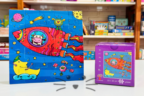 Rompecabezas de 25 piezas. El Espacio