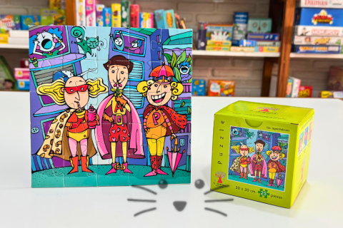 Rompecabezas de 25 piezas. Los Superhéroes