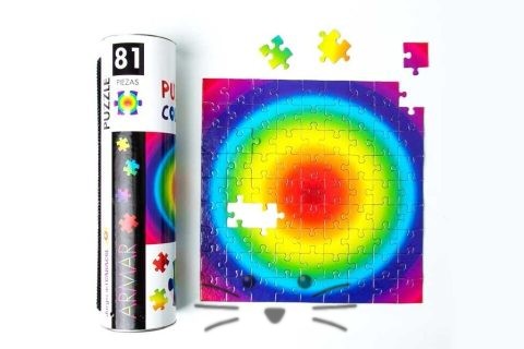 Rompecabezas 81 piezas. Colores