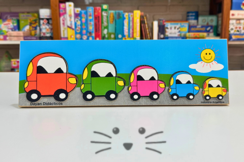 Seriación Encastre con Relieve. Auto