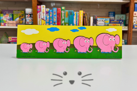 Seriación Encastre con Relieve. Elefante