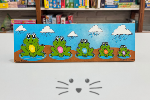 Seriación Encastre con Relieve. Sapito