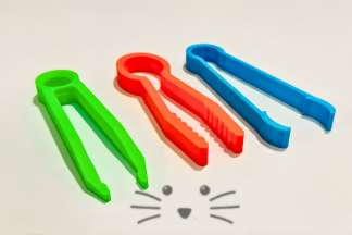 Set de 3 Pinzas para Motricidad