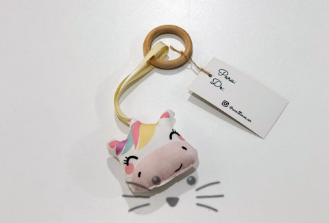 Sonajero Colgante - Unicornio