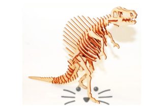 Puzzle 3D. Spinosaurio para armar