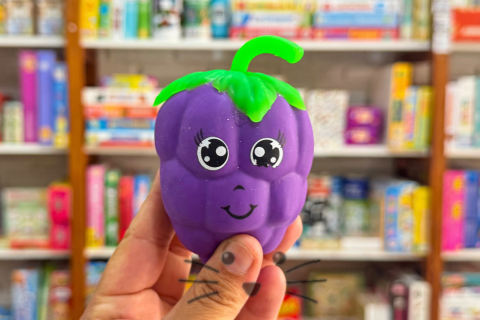 Squishy Frutas Elásticas - Uvas