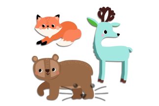 Stickers Animales de Bosque