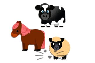 Stickers Animales de la Granja