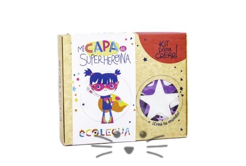Kit para crear Mi Disfraz de Superheroína