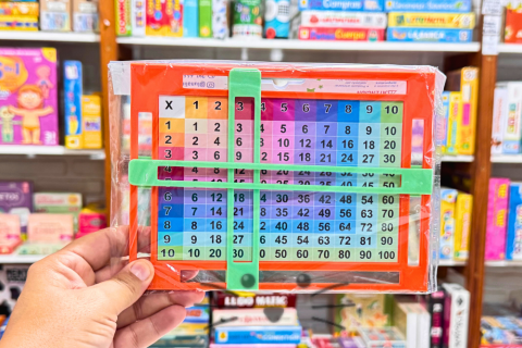 Tabla Pitagórica con Regletas Deslizables