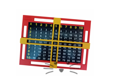 Tabla Pitagórica XL en Alto Contraste