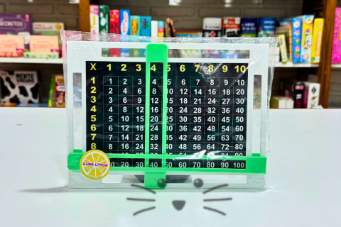 Tabla Pitagórica XL en Alto Contraste