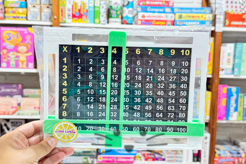 Tabla Pitagórica XL en Alto Contraste - Imagen 2