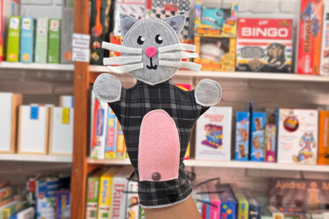 Títere de Manopla Gato