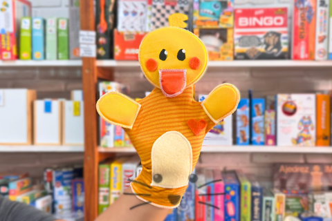 Títere de Manopla Pato