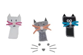 Títeres de dedo. Gatitos