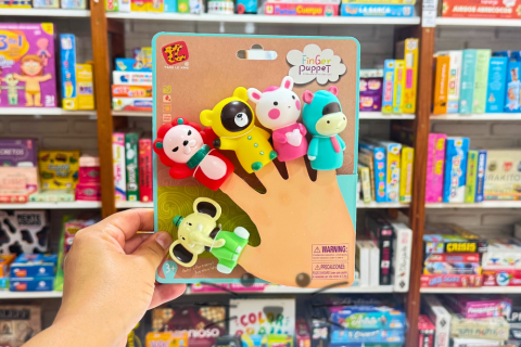 Títeres de Dedo de Goma - Animales