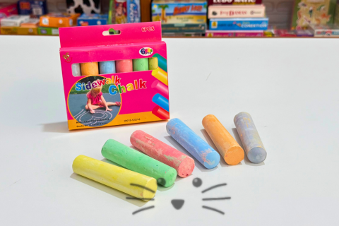 Tizas Gigantes de Colores