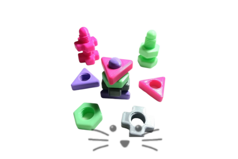 Tornillos con Tuercas – Set x3