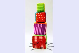 Torre Apilable de 4 Cubos