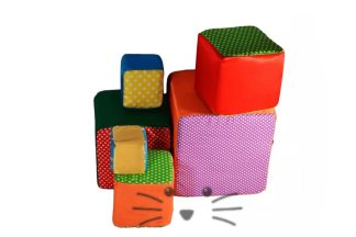 Torre Apilable de 6 Cubos