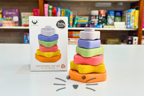 Torre Apilable de Formas Geométricas