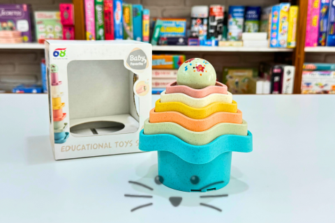 Torre de Baño Apilable con Pelota