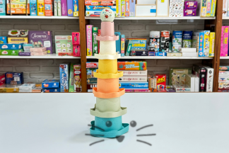 Torre de Baño Apilable con Pelota
