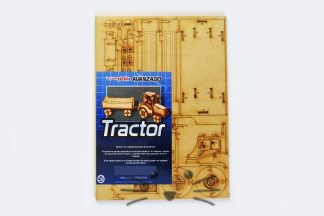Puzzle 3D. Tractor con acoplado para armar