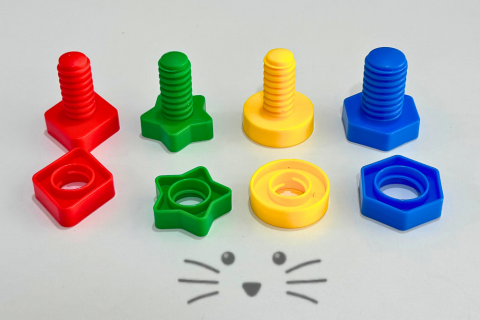 Set de Tuercas para Motricidad