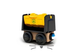 Vagón de Carga Amarillo Trencity
