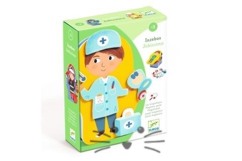 Juego de Imanes en Caja Metalica - Profesiones